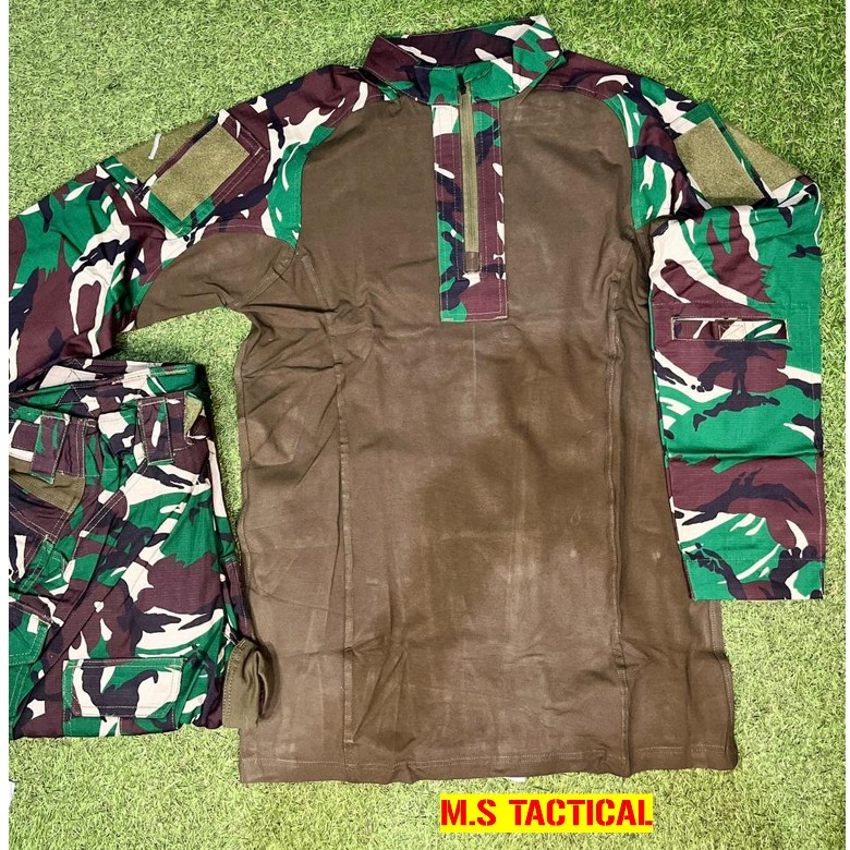 Baju COMBAT SHIRT LORENG MALVINAS TNI AD Bahan Sritex Jatah Pembagian Tahun 2024