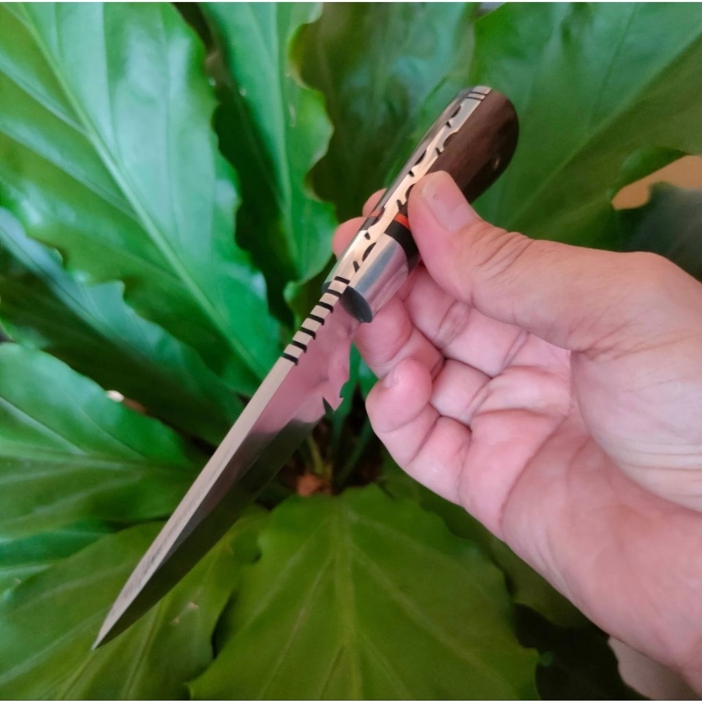Bohler K110 Handmade Skinner knife, pisau seset dengan baja Bohler K110 yang super tajam dan awet ta