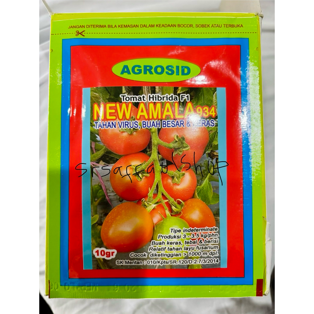 Benih Bibit Tomat NEW AMALA 934 100% Original Agrosid