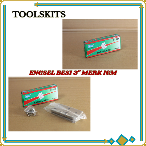ENGSEL PINTU BESI IGM 3" ENGSEL BESI MERK IGM TEBAL