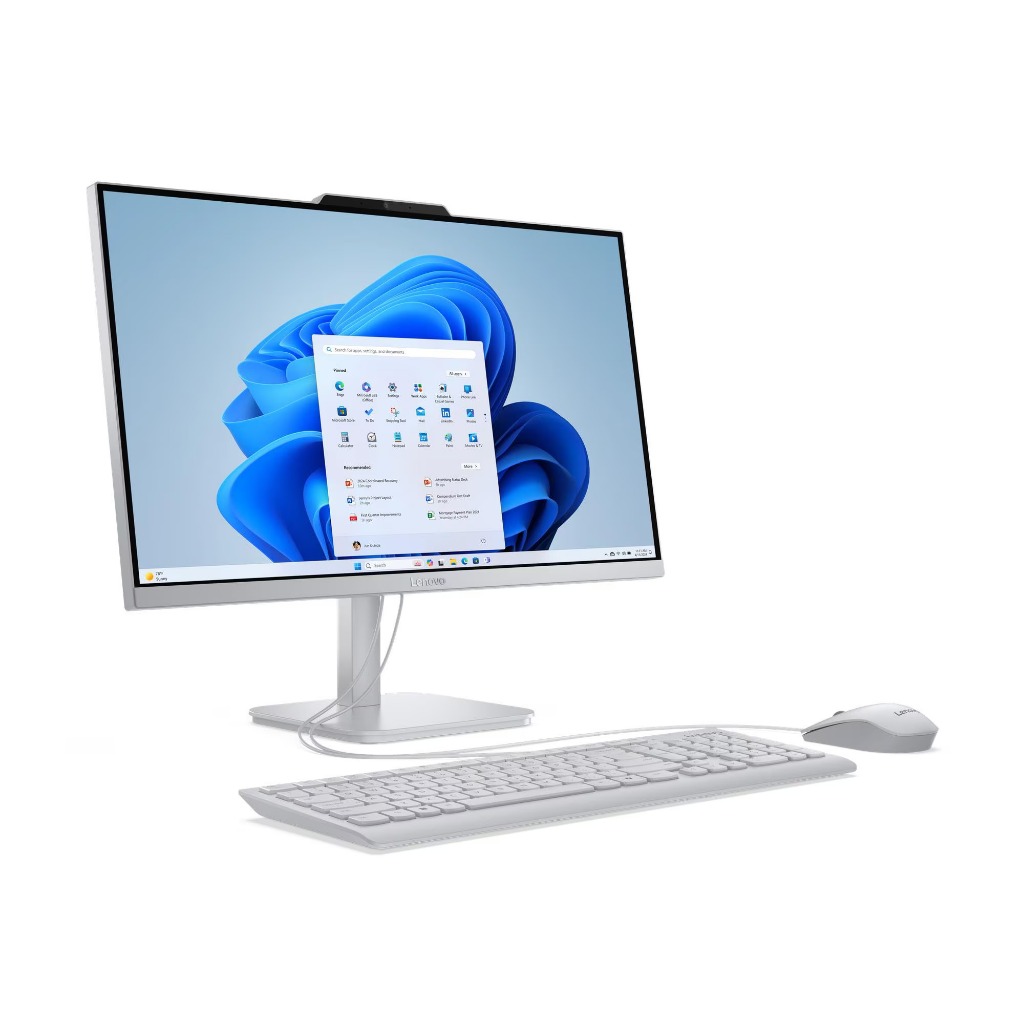 LENOVO PC AIO A100 Intel Core 3 N305 8GB 512GB 23.8" Windows 11 OHS 2024 Cloud Grey [F0JN0013ID]