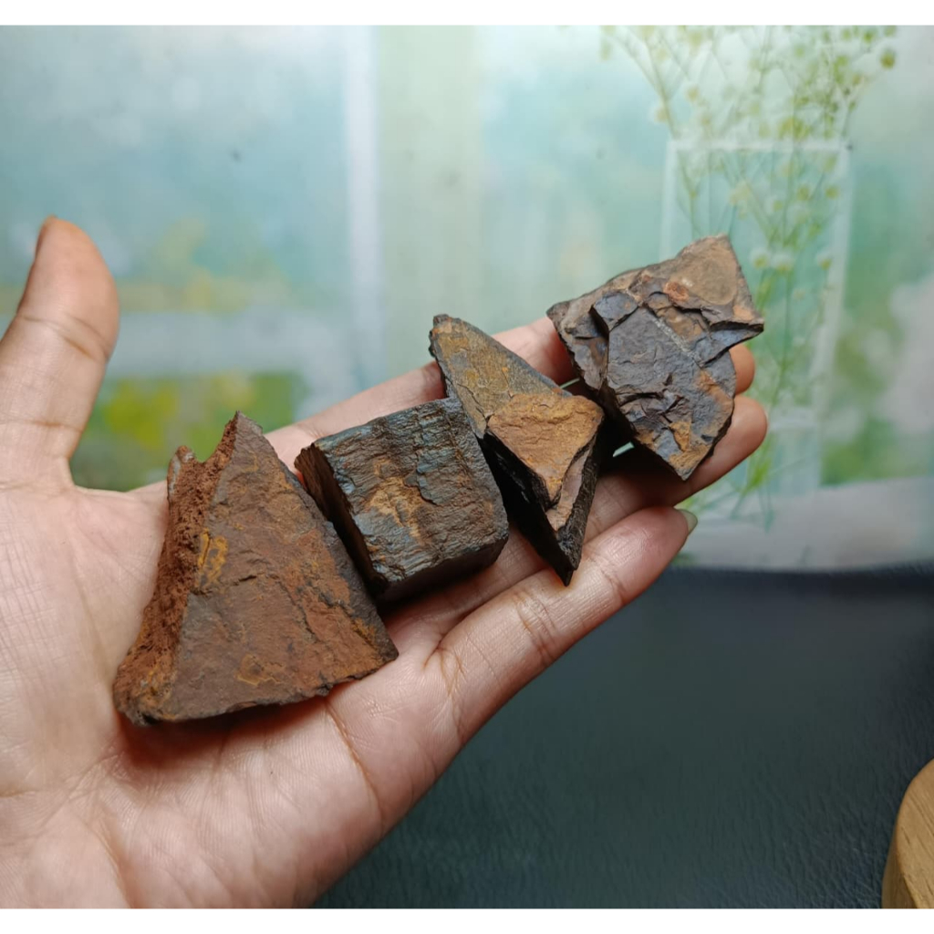 Batu Natural Rough Blue Tiger Eye (7) Asli Batu Alam