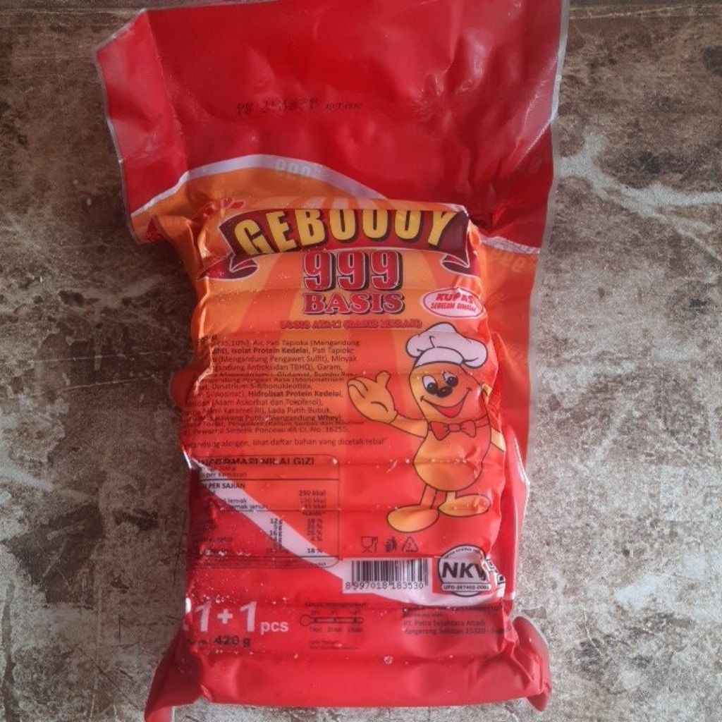Geboooy Sosis Ayam Basis Merah 21s