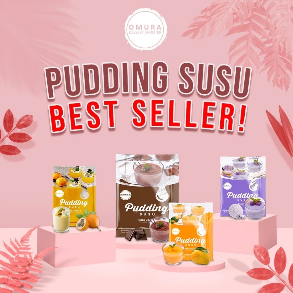 Puding Susu Milky Pudding Aneka Rasa Dessert Instant Omura Powder