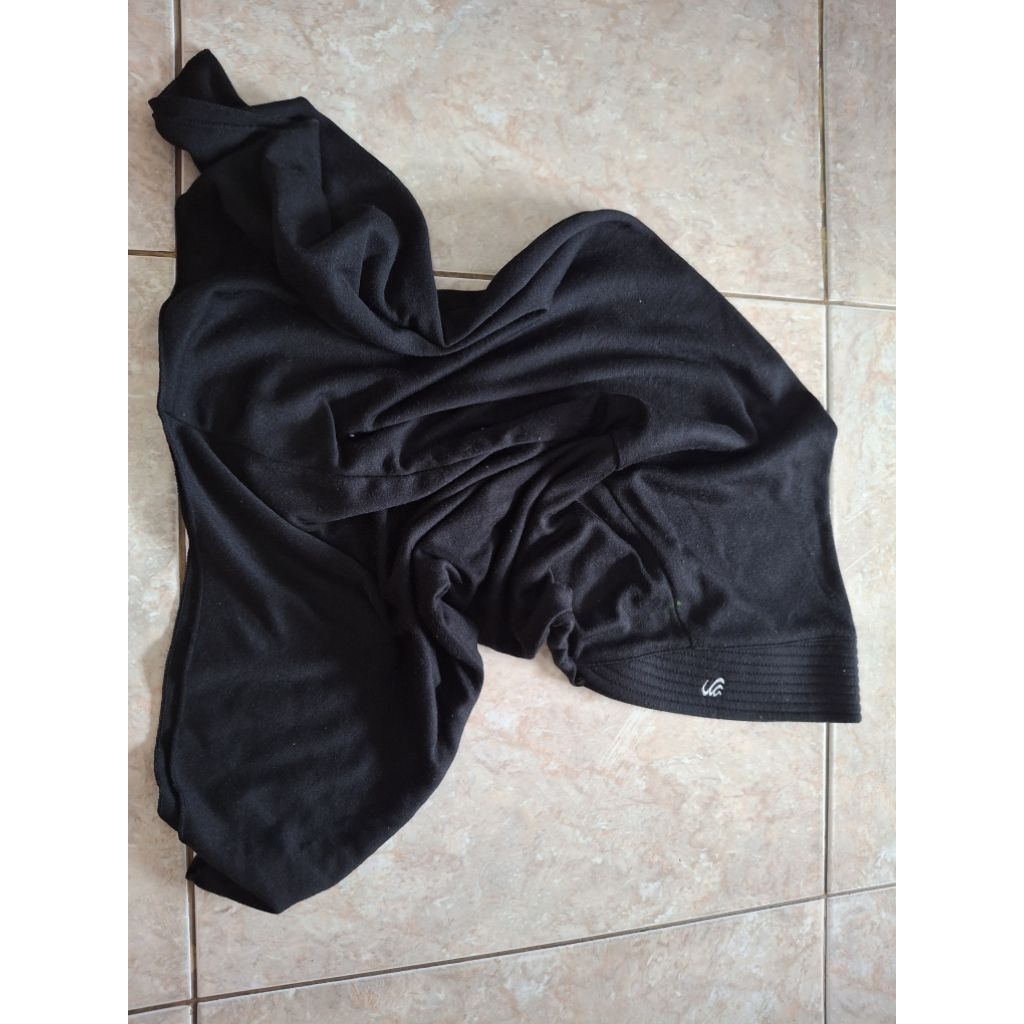 [Preloved] Kerudung Rabbani instan Hitam, kelas 4-6 SD