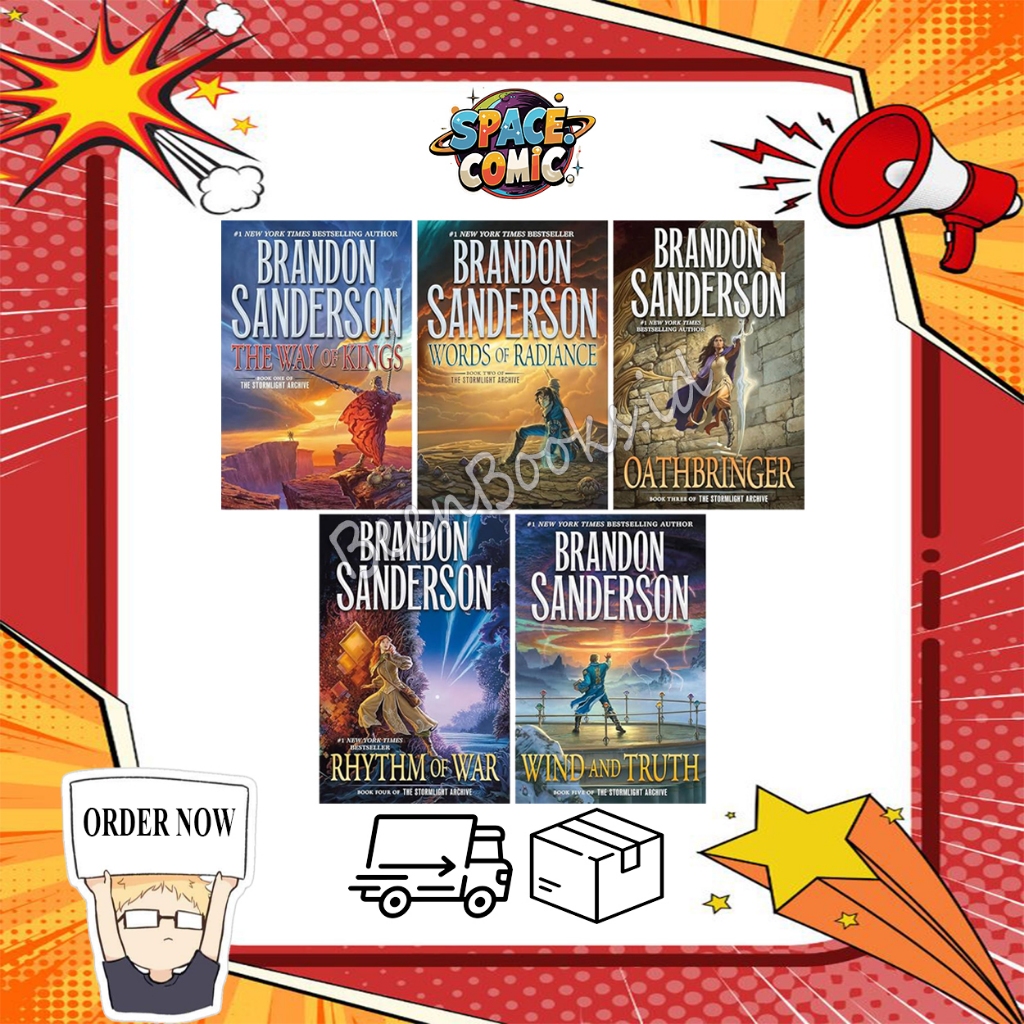 The Stormlight Archive (5 book series)  Wind and Truth | The Way of Kings | Oathbringer by Brandon S