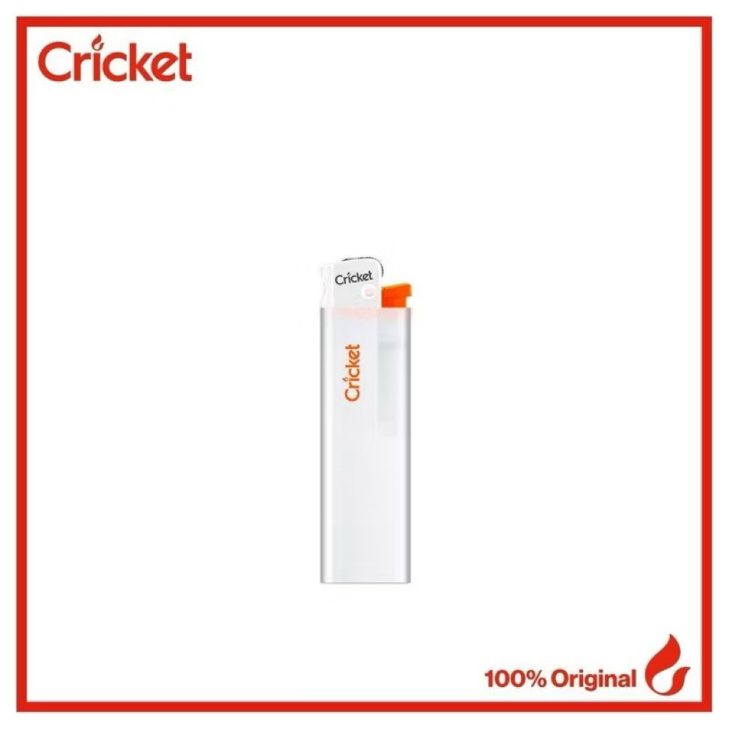 Korek Api Cricket Frosted Gas Lighter Limited Edition - Orange
