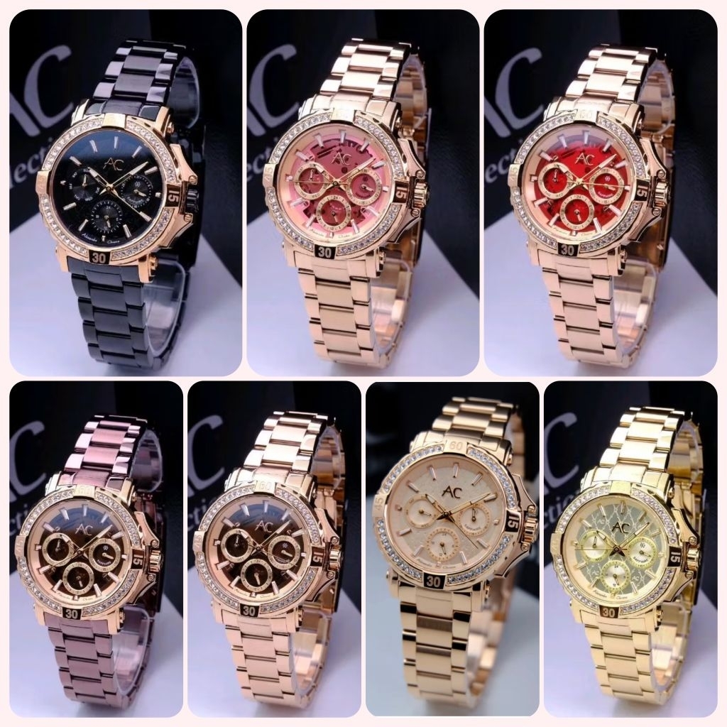 Alexandre Christie AC 9205/Ac 9205 Rantai Jam Tangan wanita Original
