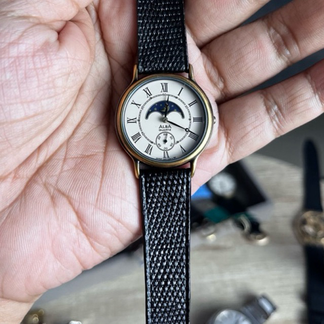 Exclusive Alba Moonphase Dresswatch Subsecond + Roman Index (Rare)