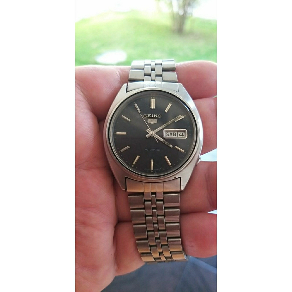 Jam tangan Seiko 6309/Black Matte Dial/36mm/All Original/Unisex/JDM/Good