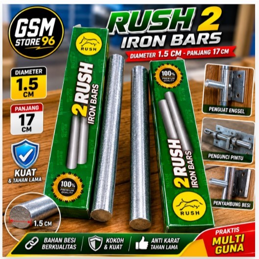 As Ban Gerobak As Roda Gerobak Rush Batang Bearing Lahar Laher Gerobak As Gerobak / Laher Bearing Mo
