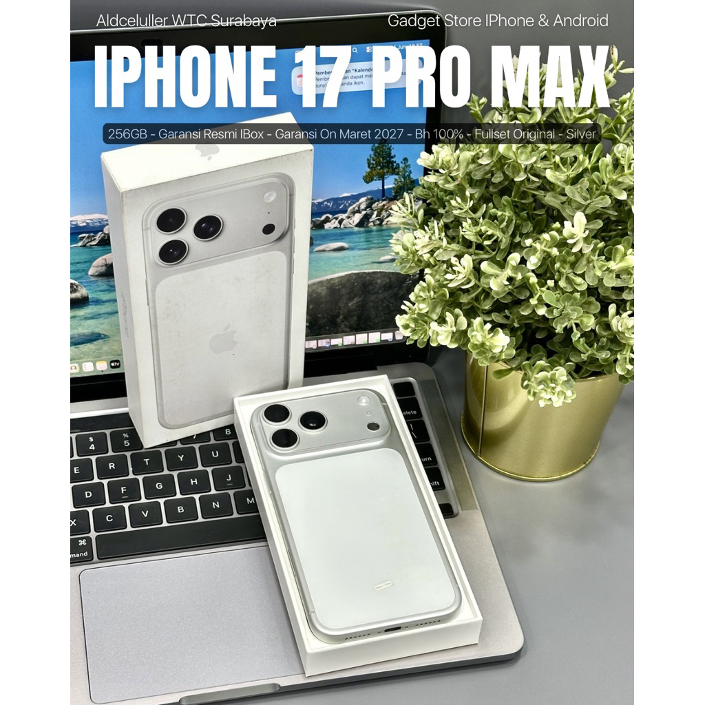 IPHONE 17 PRO MAX 256GB SILVER SECOND