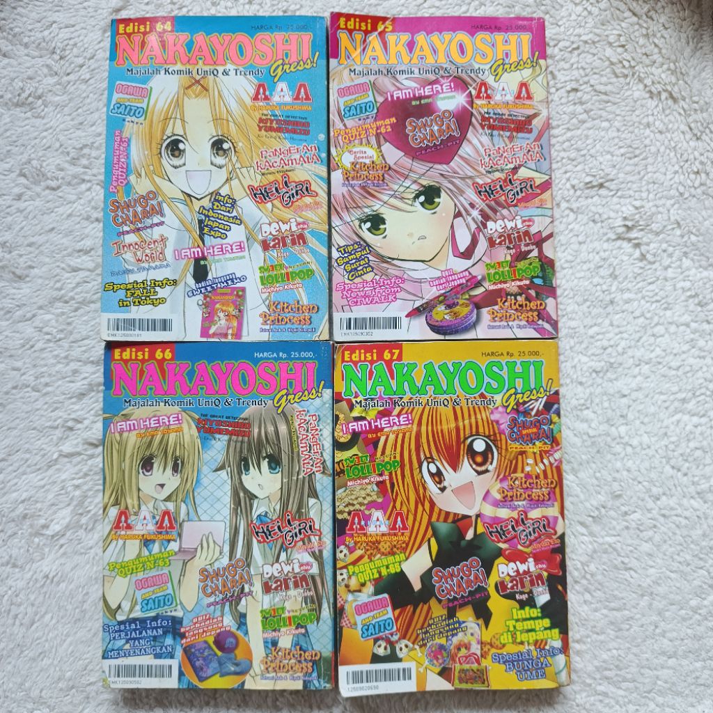 NAKAYOSHI Gress komik buku komik komik bahasa Indonesia besar tebal