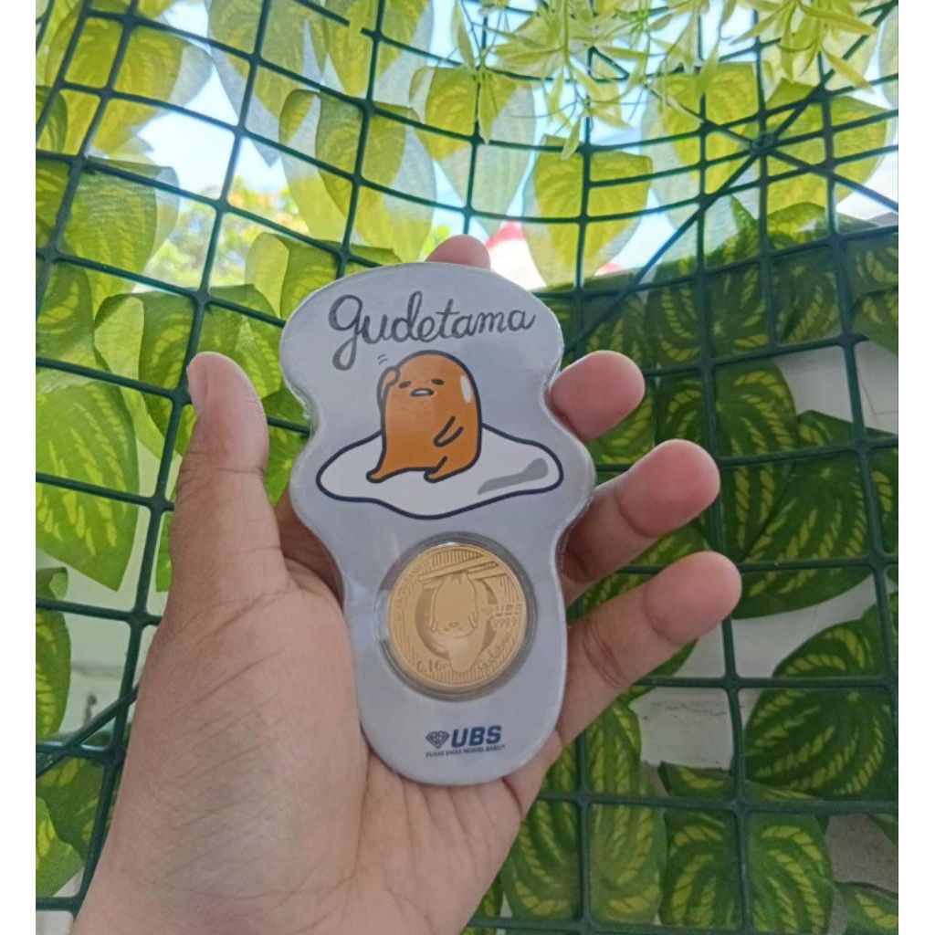 UBS Angpao Sanrio Gudetama 0,1 Gr