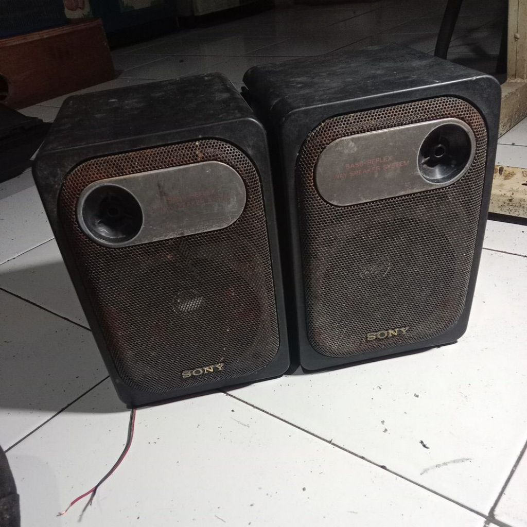 SECOND----SPEAKER Pasif SONY Megabass, NORMAL,Sepasang