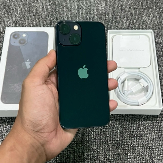 iphone 13 mini 128gb inter midnight second