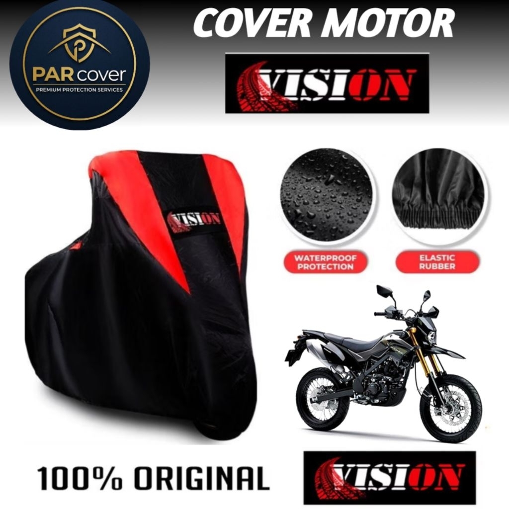 Cover Motor Kawasaki KLX 150/ Selimut Motor KLX 150/ Jas Motor Kawasaki KLX 150 Berkualitas /Sarung 