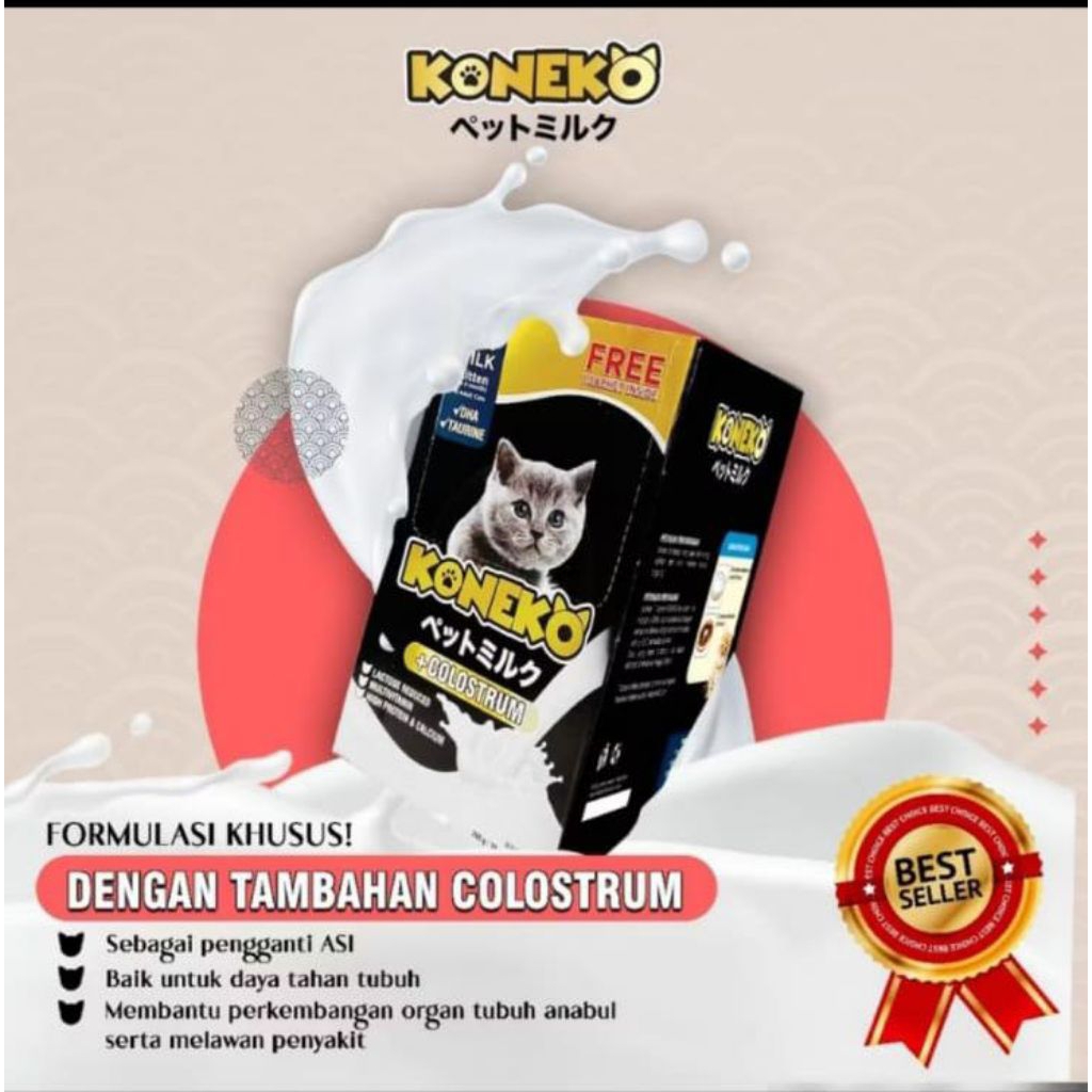 Koneko Susu Kucing Ecer Sachet