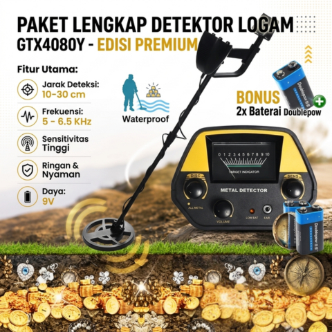 TIANLILONG Alat Pendeteksi emas dalam tanah dan logam  detektor logam emas dalam tanah