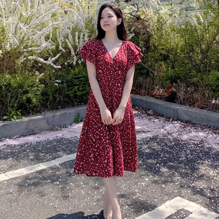 Daster Jenny Dress Nyaman Busui Friendly Wanita Daster Motif