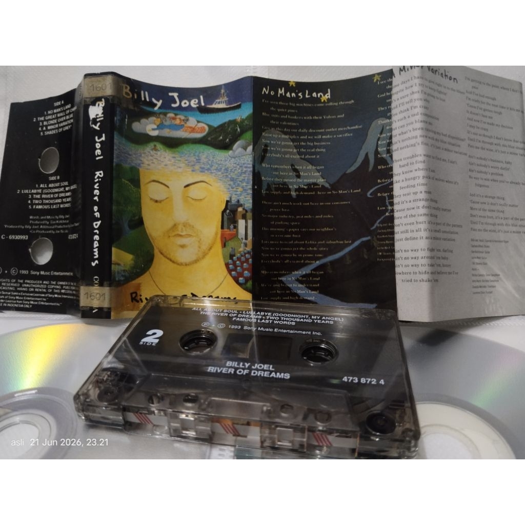 kaset pita billy joel / river of dreams