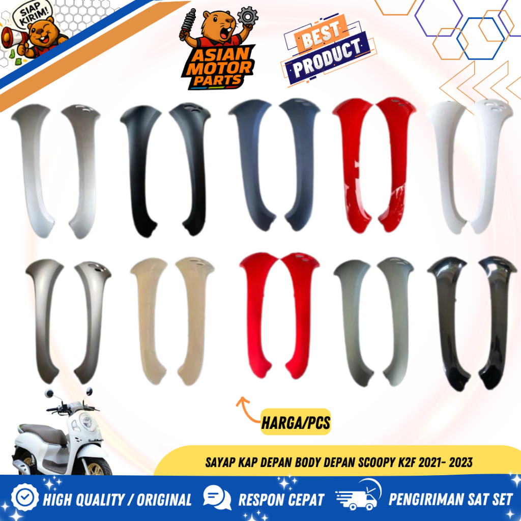 Sayap Kap depan body depan scoopy K2F 2021- 2023 ORIGINAL