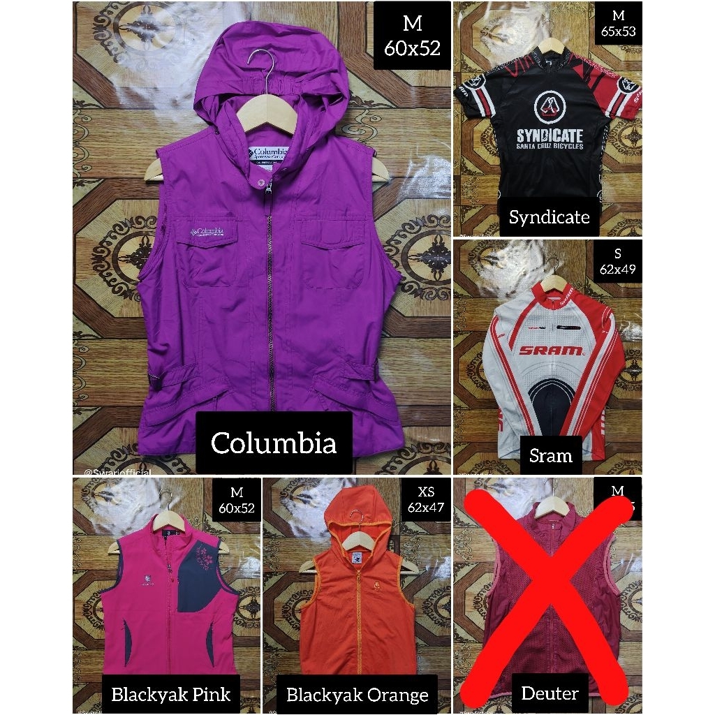 Vest Deuter - Vest Columbia - Vest Blackyak - Vest Outdoor
