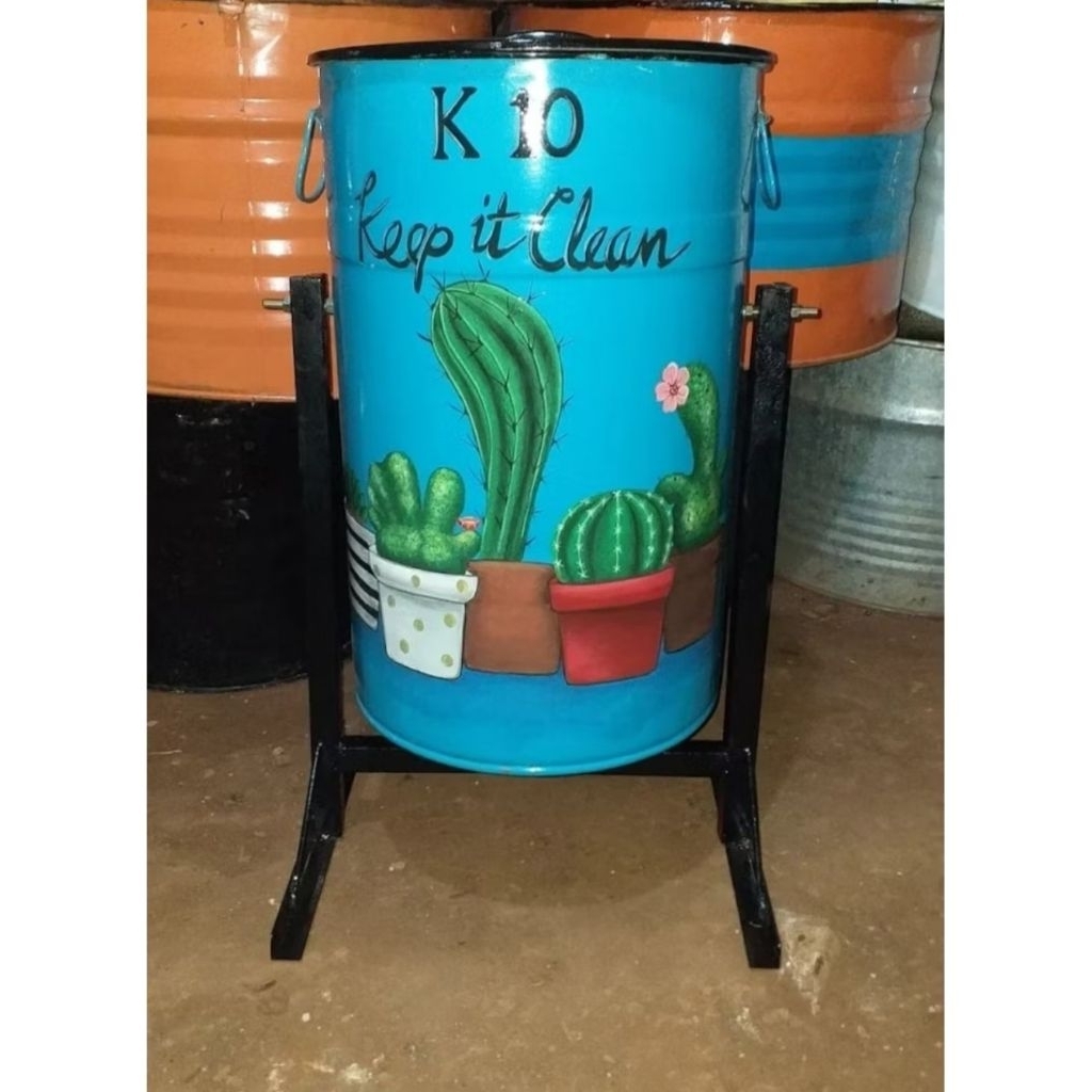 Tempat Sampah Besi / Tong Sampah Besi / Tempat sampah Costum / Tong Sampah Costum