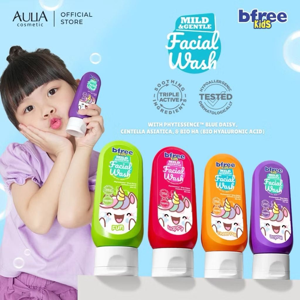 BFREE KIDS Facial Wash 80ml | Sabun Cuci Muka Anak | Sabun Anak Lembut