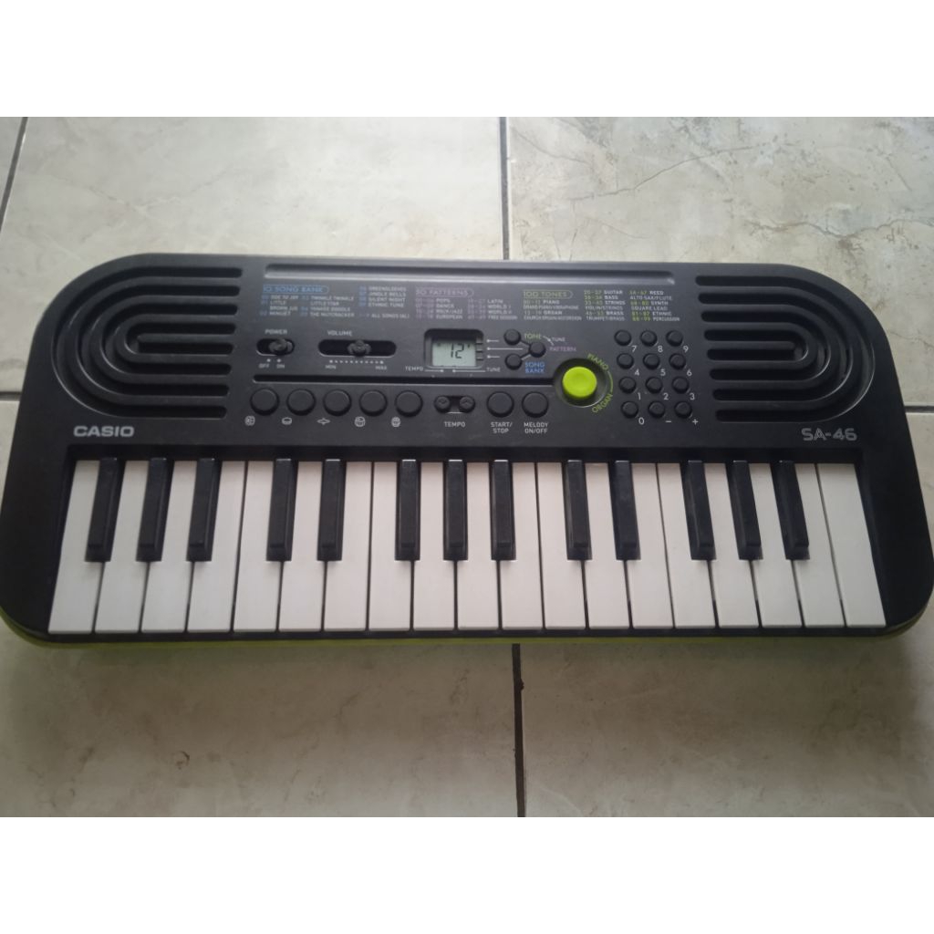 keyboard Casio sa 46 bekas minus baca deskripsi