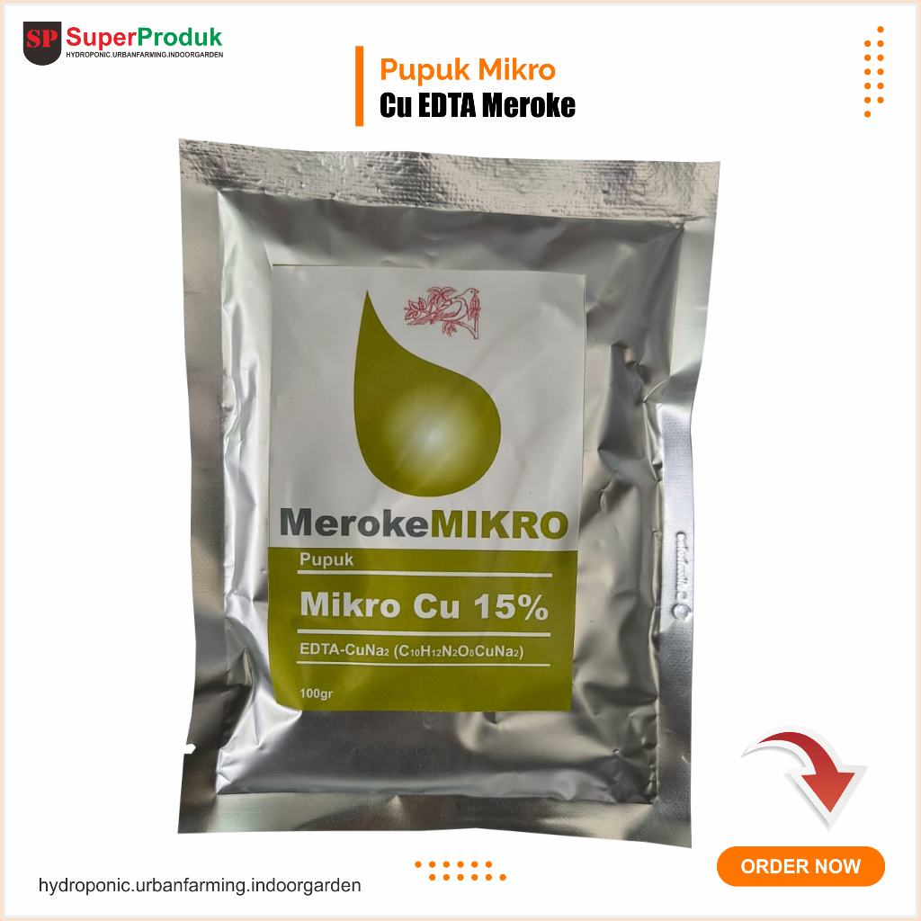 Pupuk Cu edta Meroke 100 gram