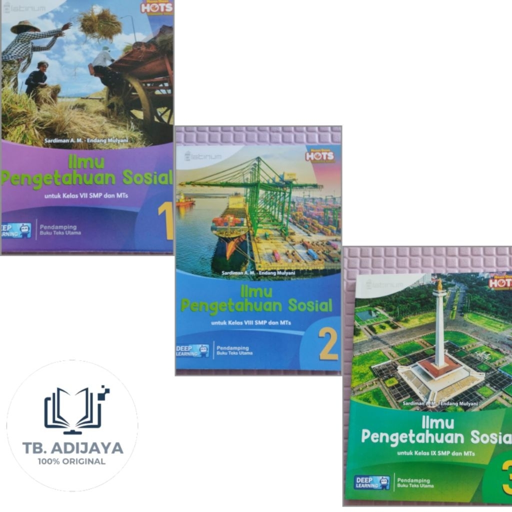 IPS SMP Kelas 7 8 9 VII VIII IX Kurikulum Berbasis Cinta Deep Learning Platinum Tiga Serangkai