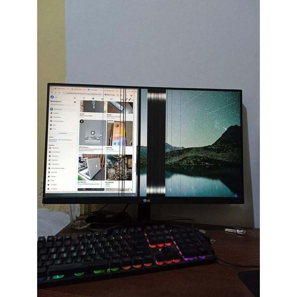 Monitor lg minus