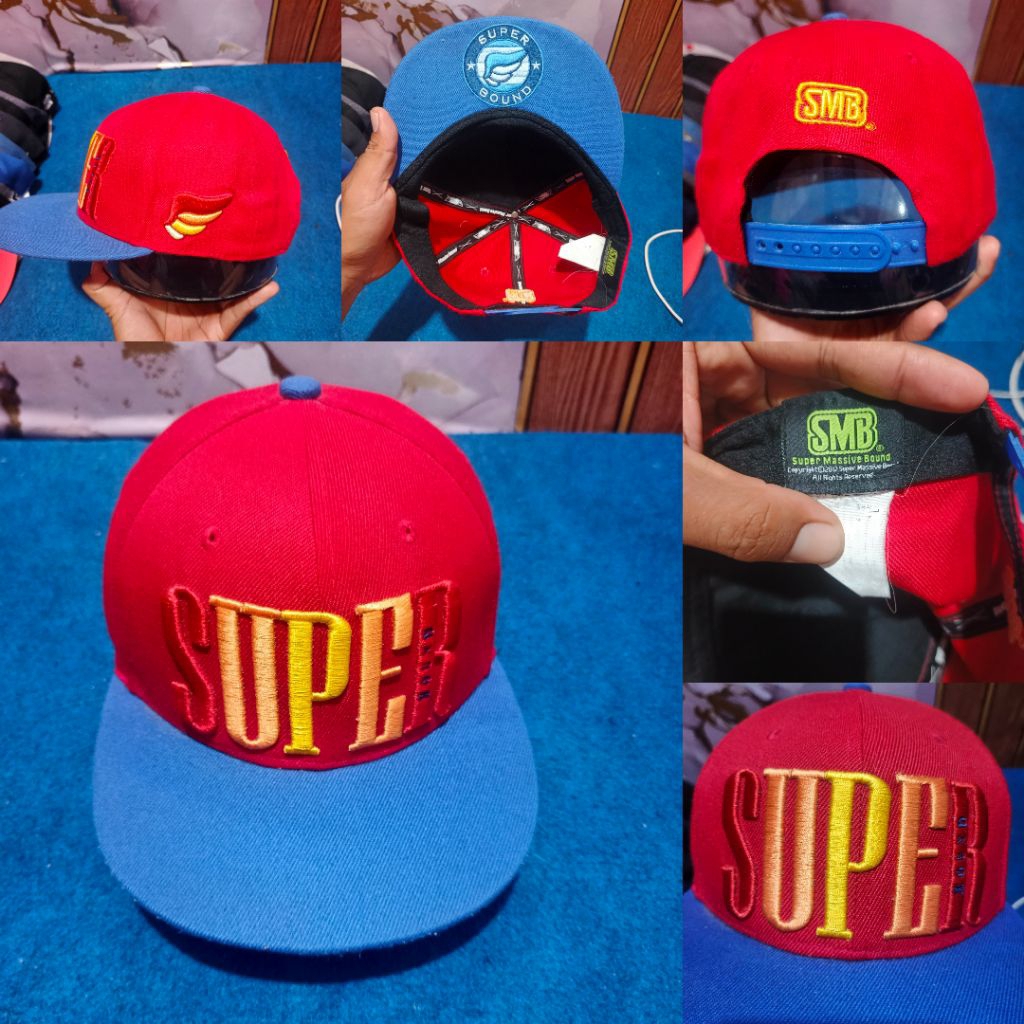 Topi second_logo SUPER SMB snapback harga 50k+admin boleh link kecil sisaTF