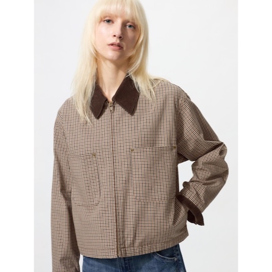 Uniqlo Zip Up Shirt Jacket Pattern