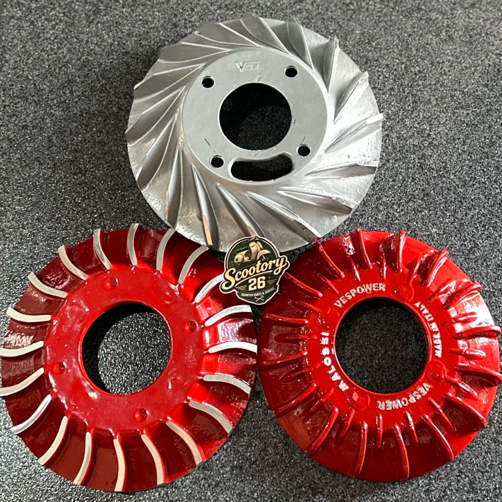 Kipas Maghnit Magnit Magnet Replika Malossi Polini Vitalia Model Racing Vespa PX PS Super Sprint Exc
