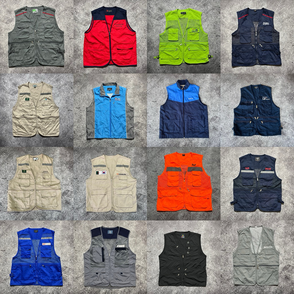 VEST TACTICAL / VEST MULTI POCKET / VEST UTILITY / VEST OUTDOOR / VEST MESH / VEST JARING / VEST KAN