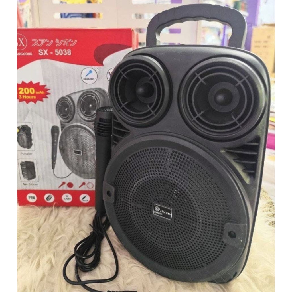 SPEAKER BLUETOOTH SX-5038 SIZE 6in