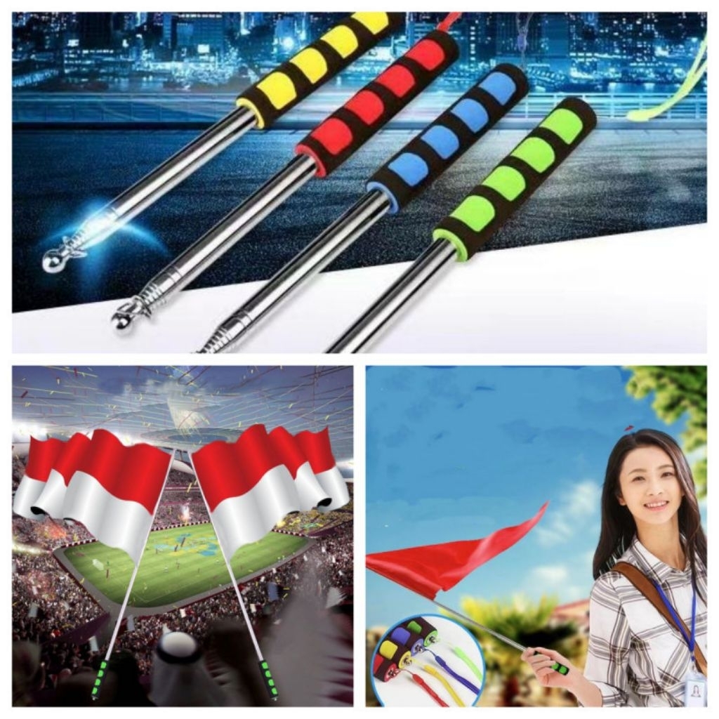 Tiang Bendera Tour Leader Tongkat Tour Leader Tongkat Bendera Lipat Tiang Bendera Teleskopik