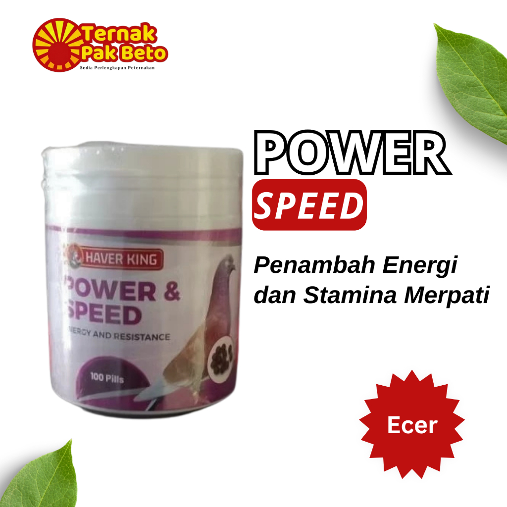 POWER & SPEED DOPING MERPATI ORIGINAL IMPORT - Untuk Meningkatkan Stamina Merpati saat Terbang [ECER