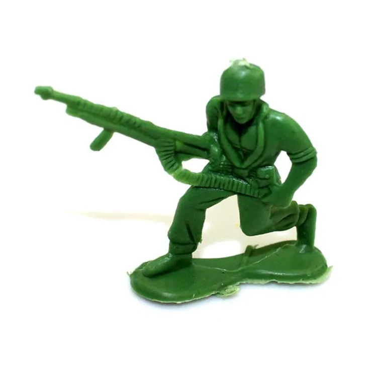 Mainan Tentara Plastik Mini / Army Men Hijau / Koleksi Prajurit Klasik