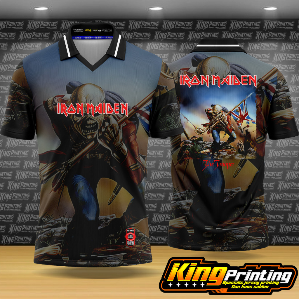 jersey band metal iron maiden full printing