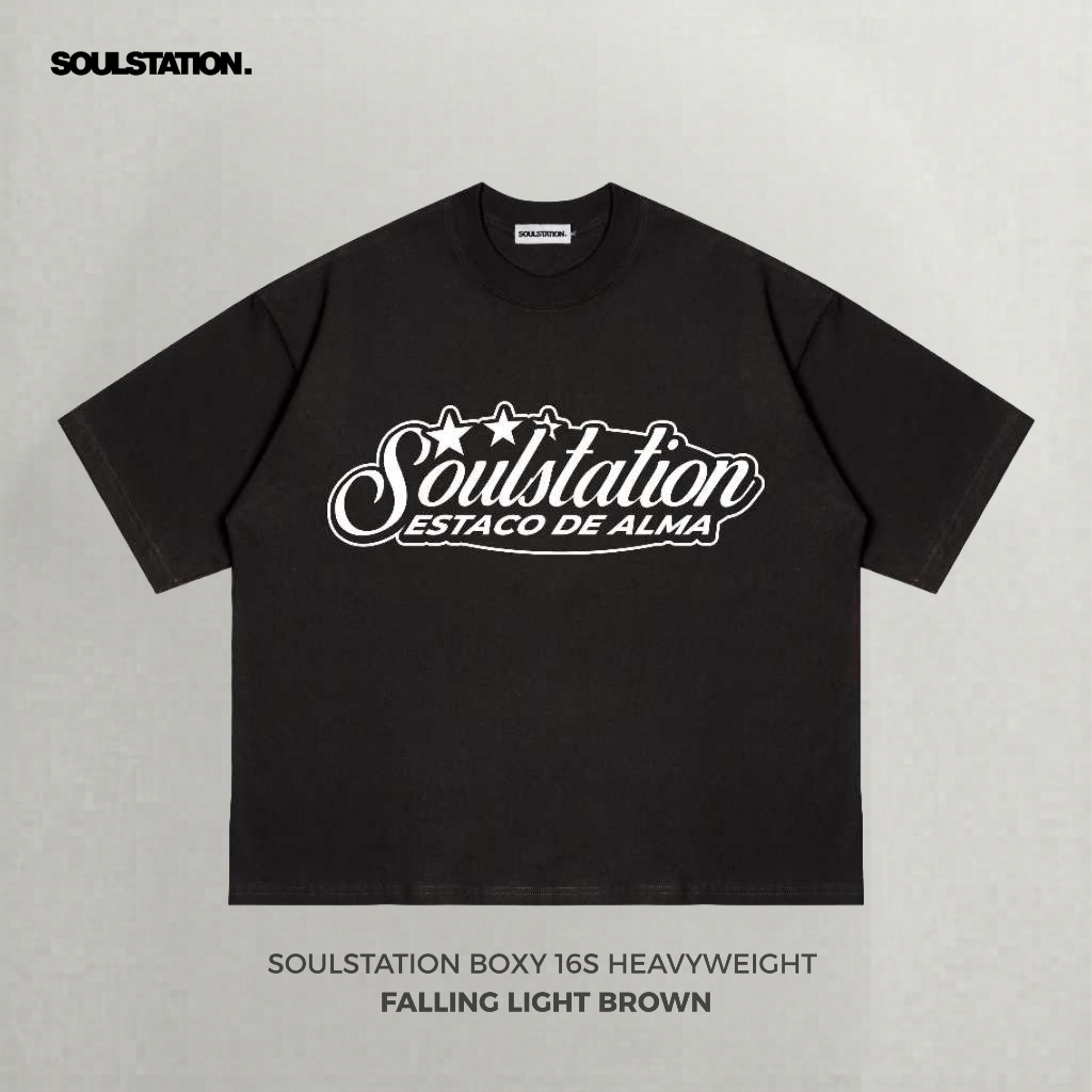 Soulstation Boxy 16s Heavyweight Falling Light  Brown