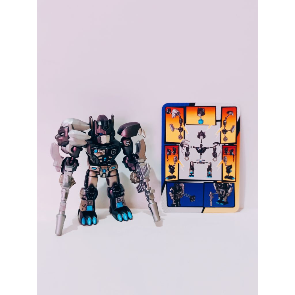 Blokees Transformers Defender Version 07 Nemesis Leo Prime & Big Convoy & Leo Prime Beast Mode & BW 
