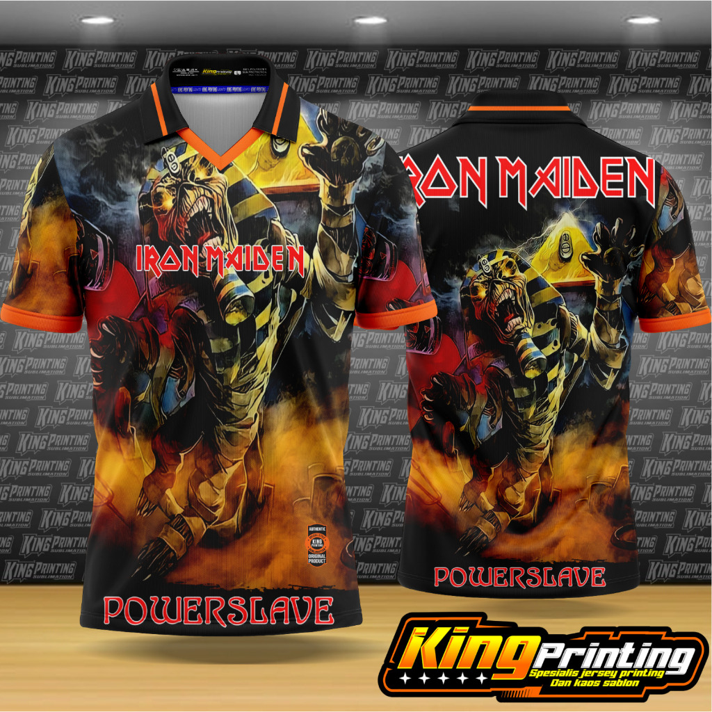 jersey band metal iron maiden full printing