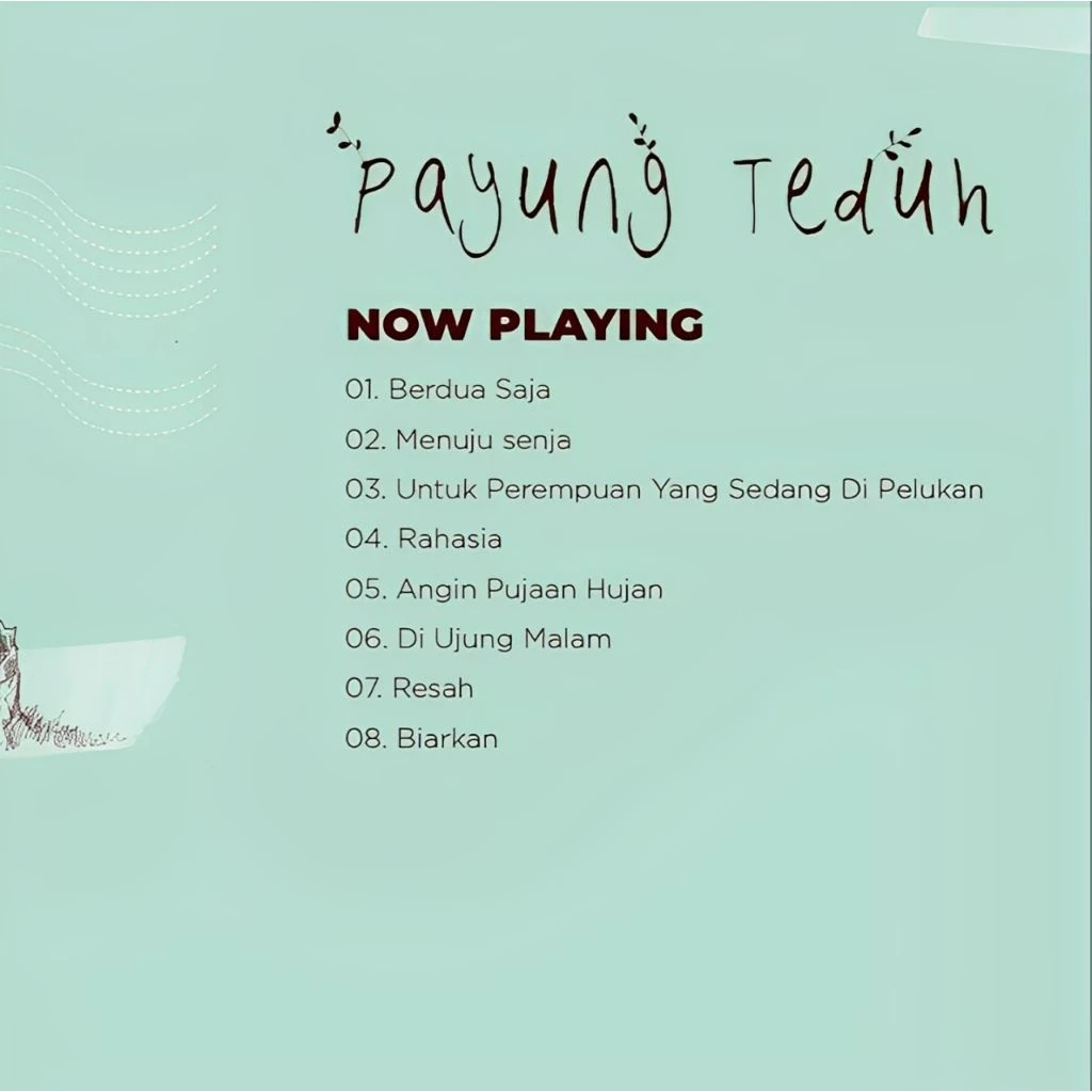 Kaset DVD Payung Teduh Lagu Kumpulan Pop Indonesia Menarik