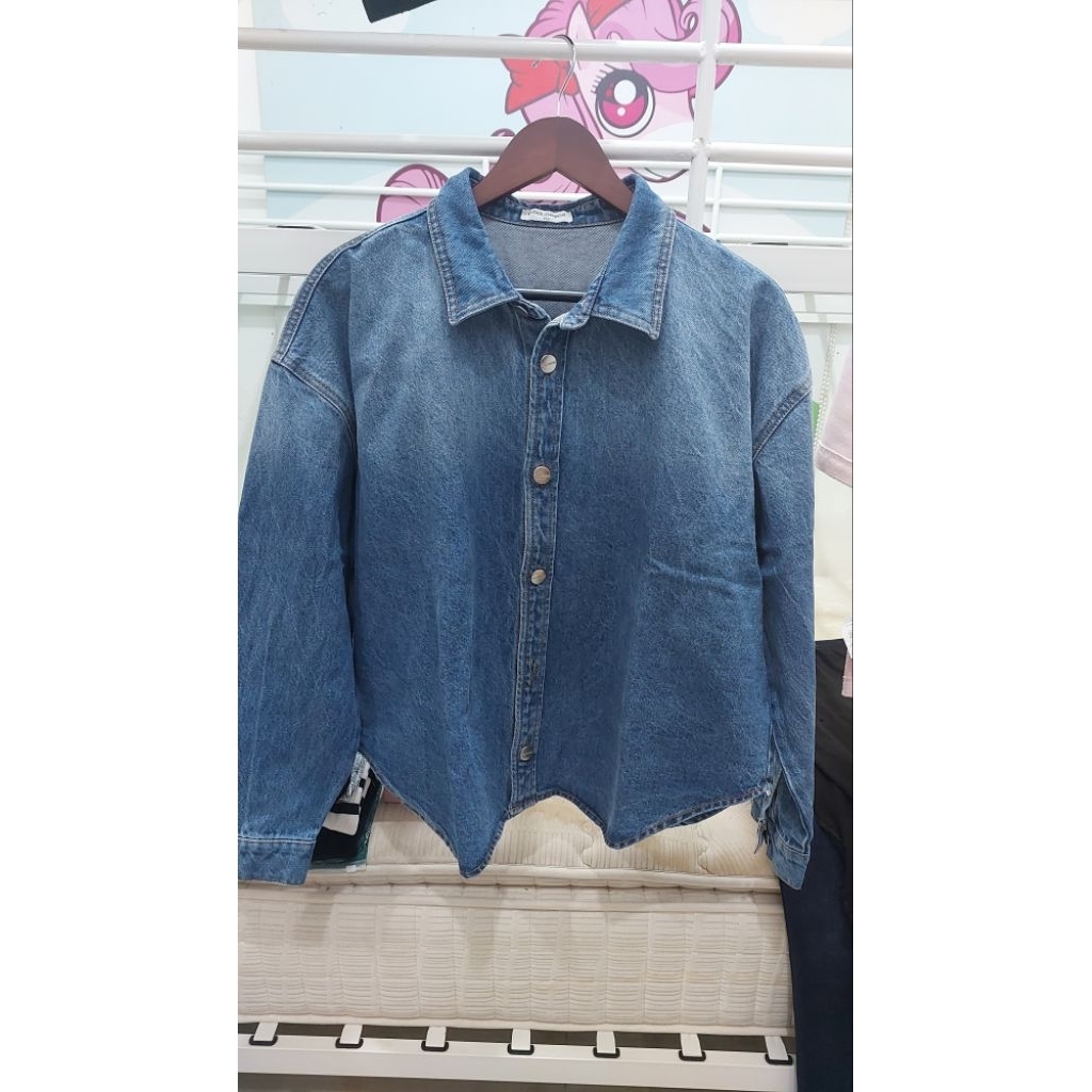 atasan denim colorbox