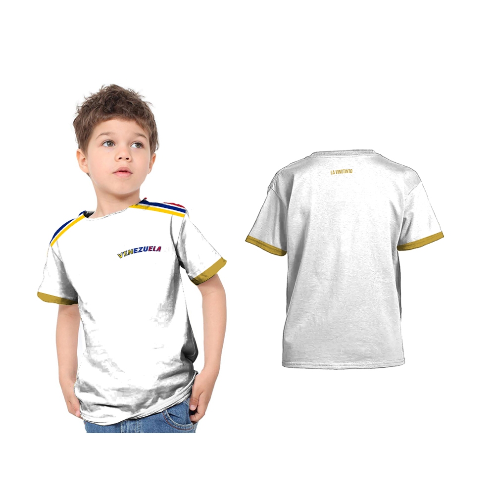 301KIDS - Baju Anak Kaos Jersey JERSEY VENEZUELA AWAY Full Printing Custom