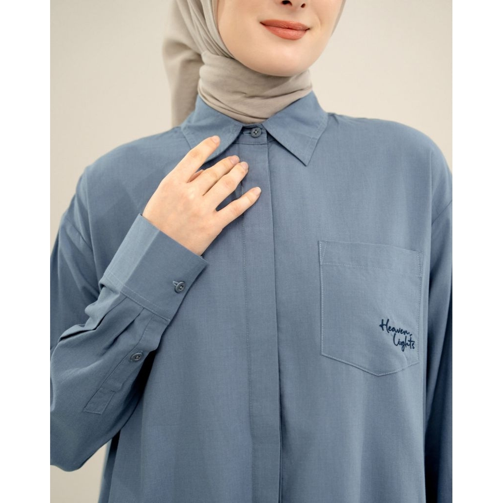 HEAVENLIGHTS - Edria wrap shirt (SPLIT 185K)