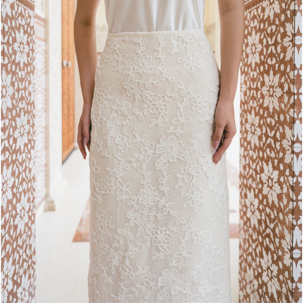 AMMARTERA - ECRU - SKIRT